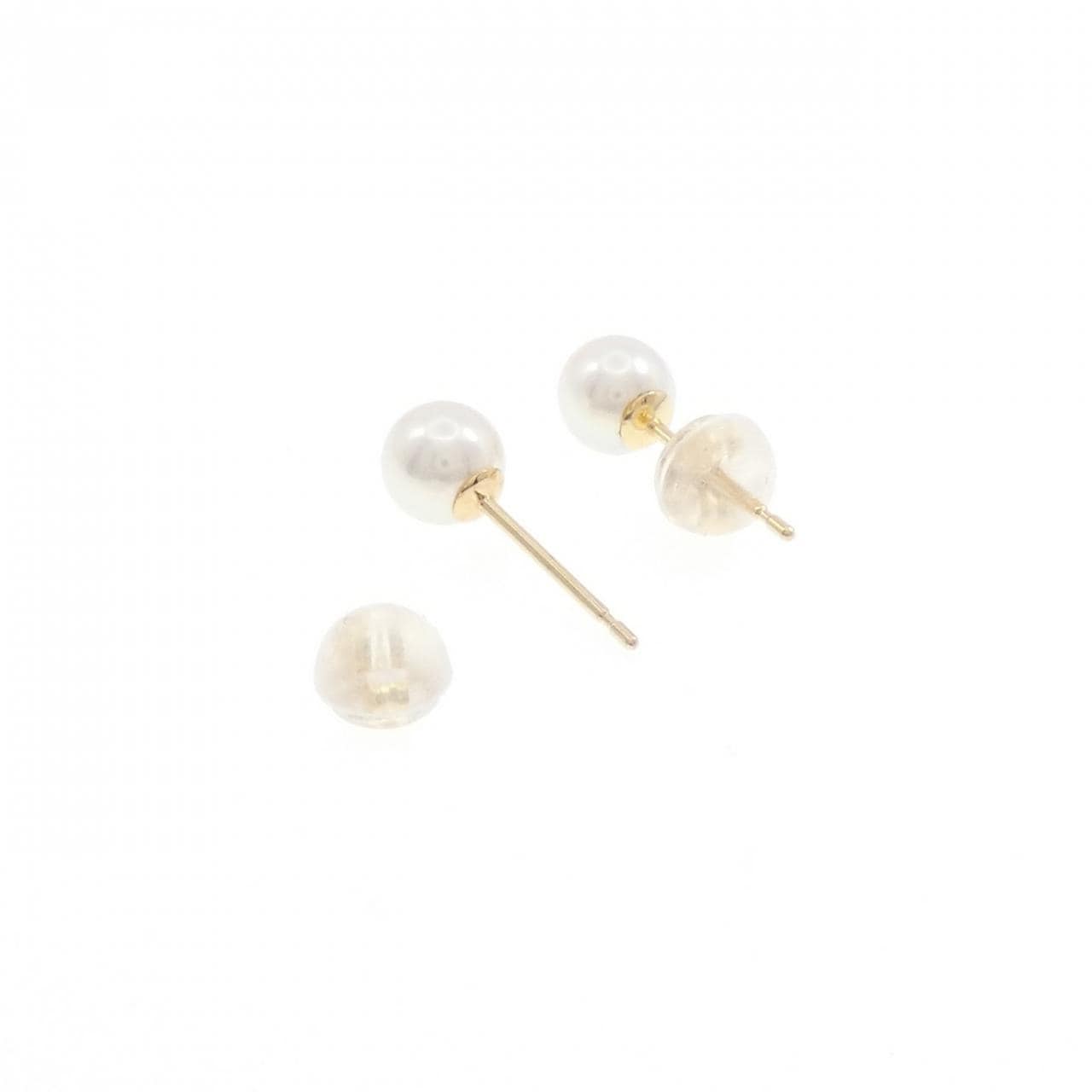 K18YG アコヤパール ピアス 5.1mm