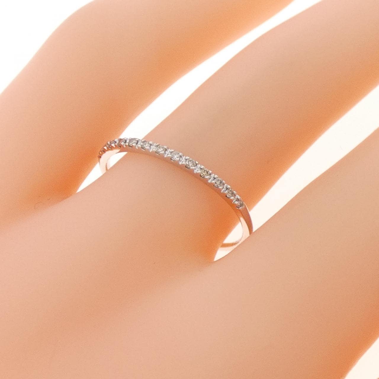 K10WG ダイヤモンド リング 0.06CT