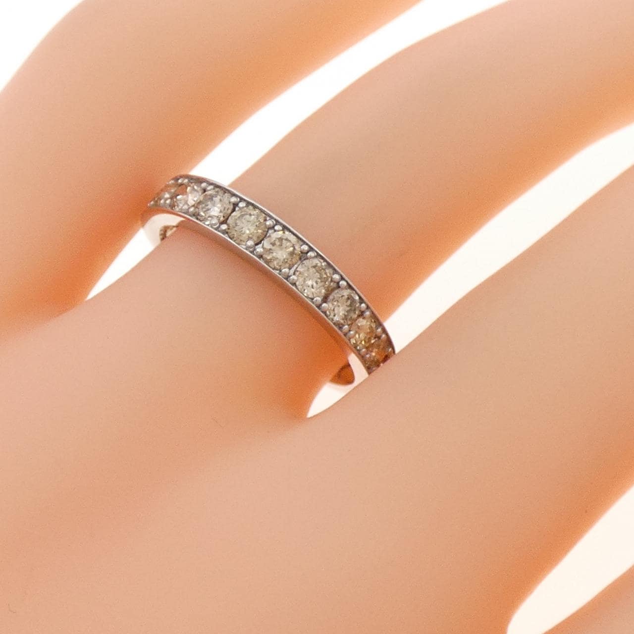 K10WG ダイヤモンド リング 1.00CT