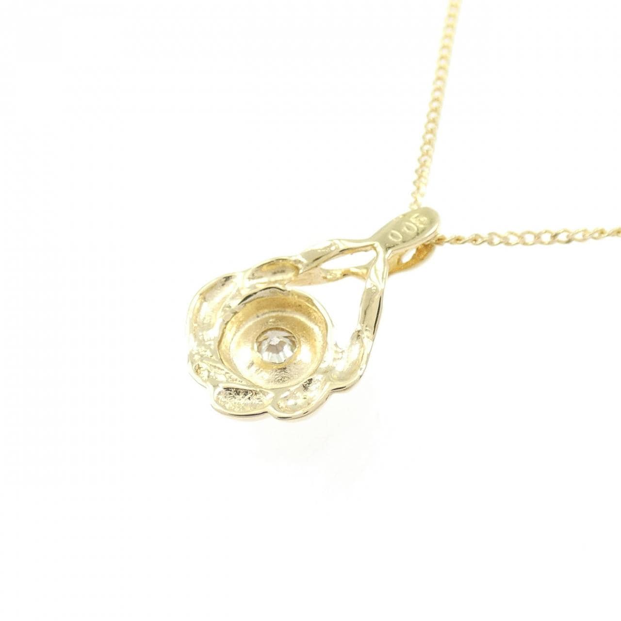 K18YG ダイヤモンド ネックレス 0.05CT