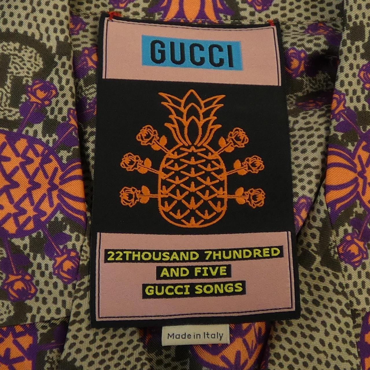 グッチ GUCCI 22THOUSAND 7HUNDRED AND FIVE GUCCI SONG 669202 ZAIEJ S／Sシャツ