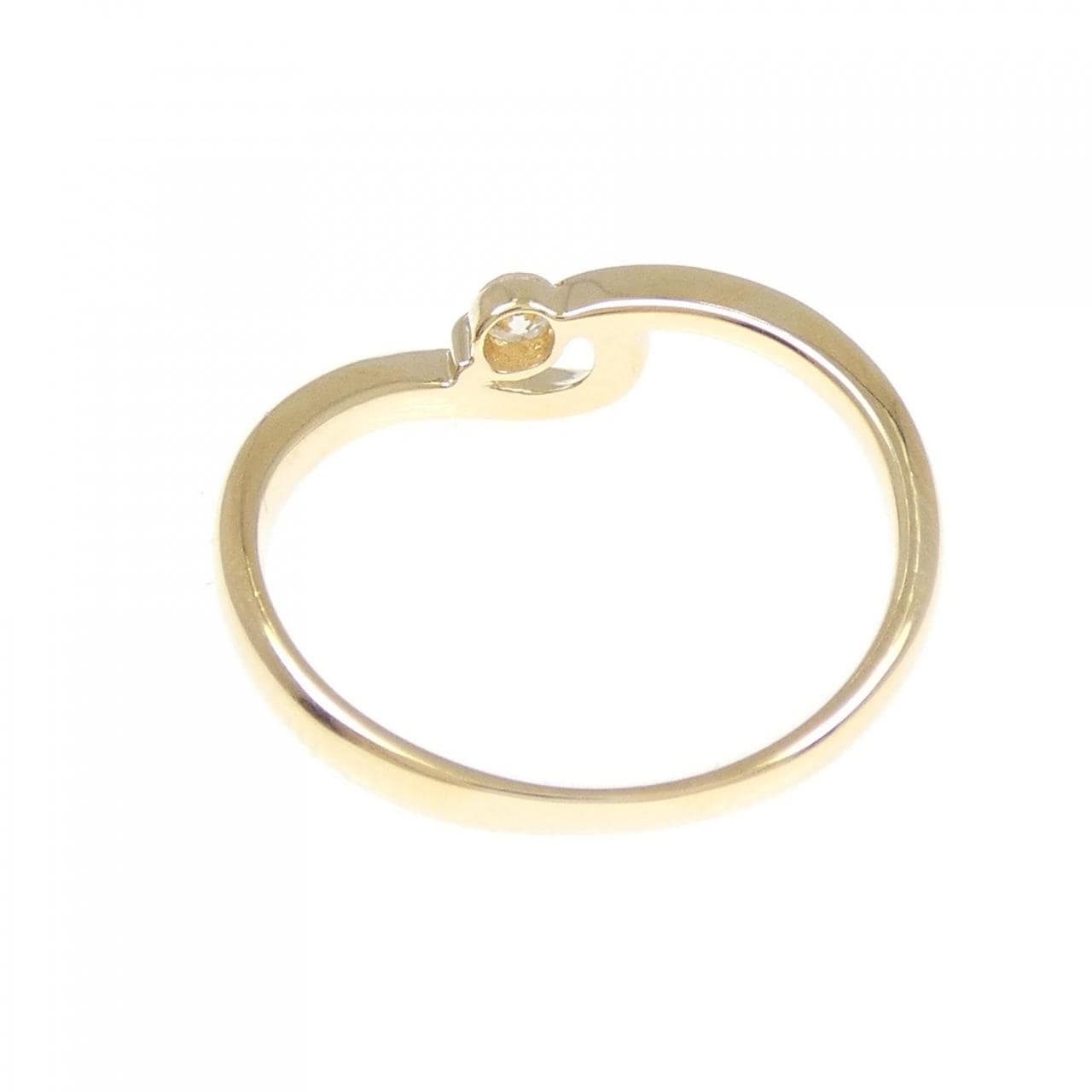 K18YG Diamond ring