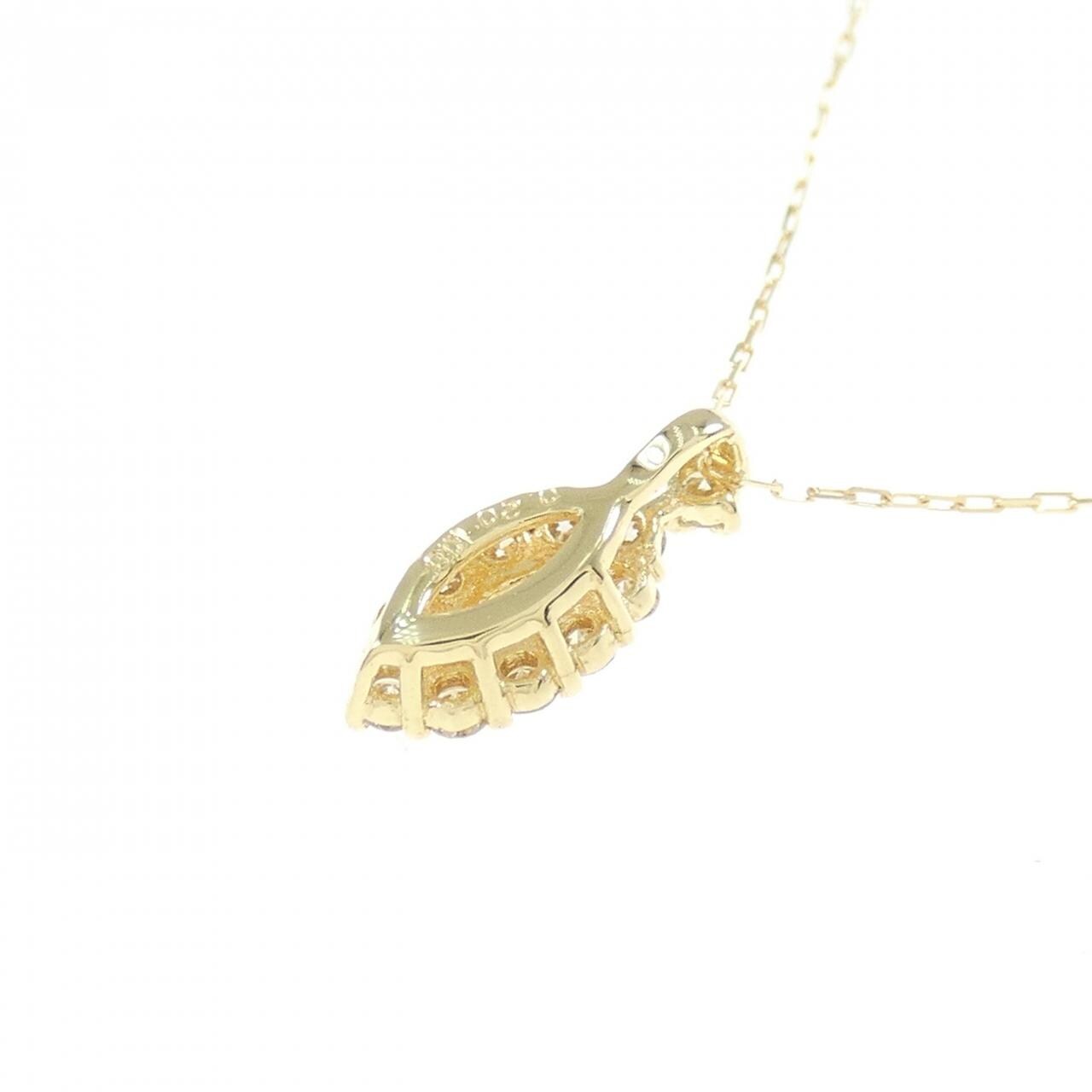 【新品】K18YG ダイヤモンド ネックレス 0.20CT