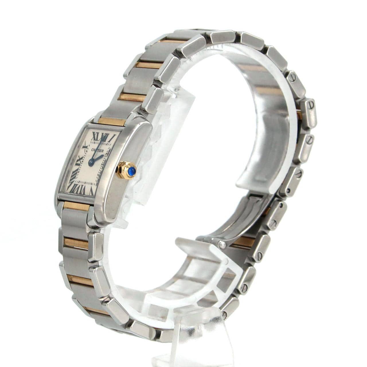 カルティエ タンクフランセーズSM コンビ W51007Q4 SSxYG クォーツ