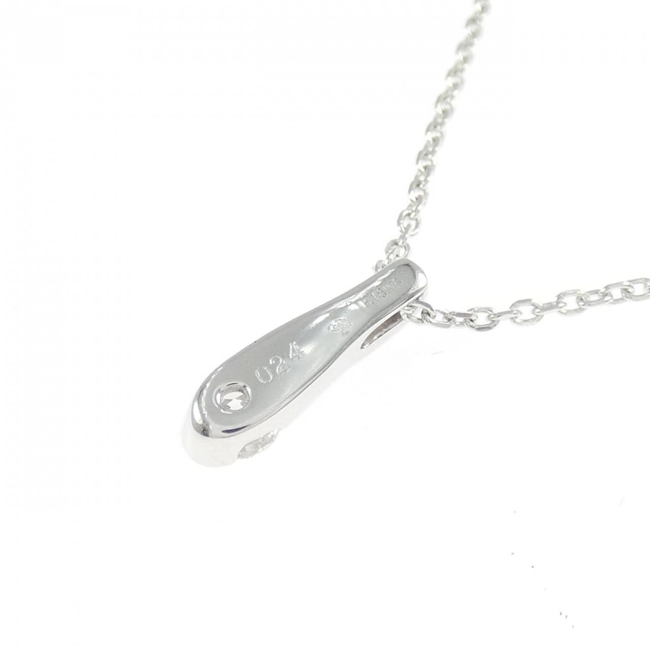 K18WG ダイヤモンド ネックレス 0.24CT