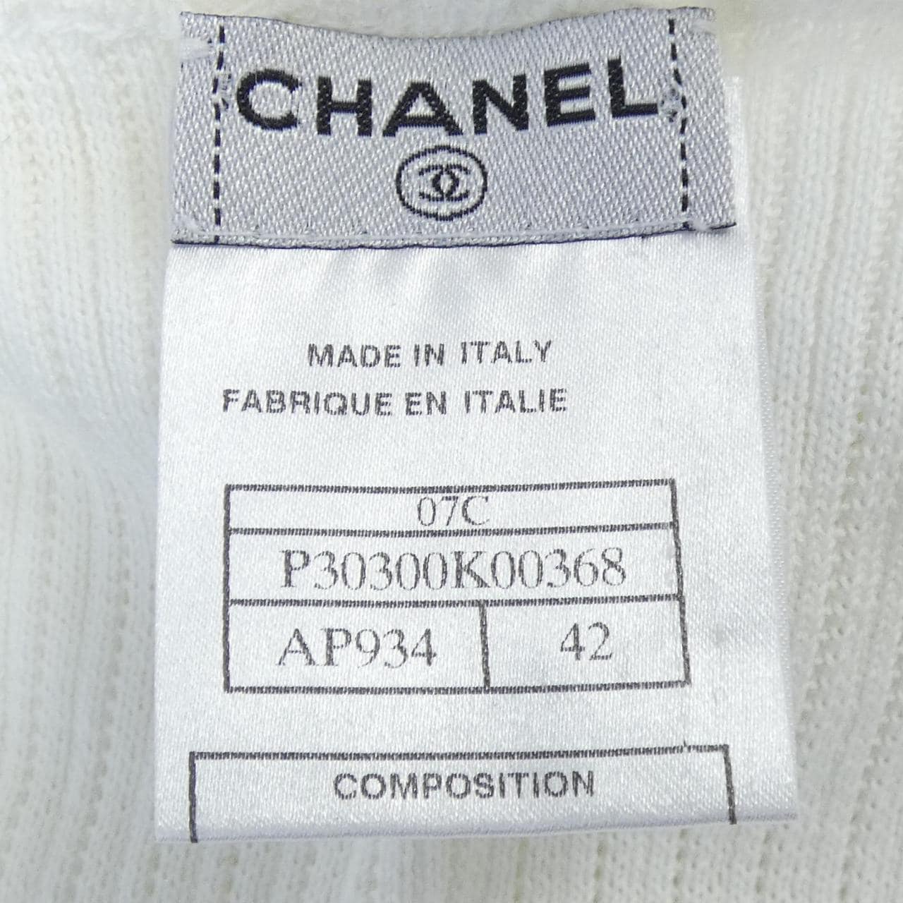 シャネル CHANEL P30300K00368 07C トップス