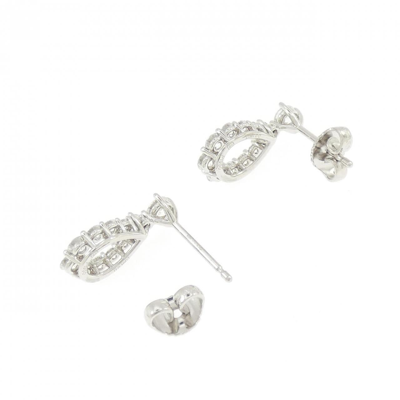 ハリーウィンストン ループ スモール ピアス 0.32CT