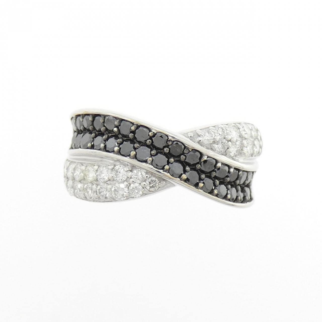 K18WG/K18BG ダイヤモンド リング 1.00CT