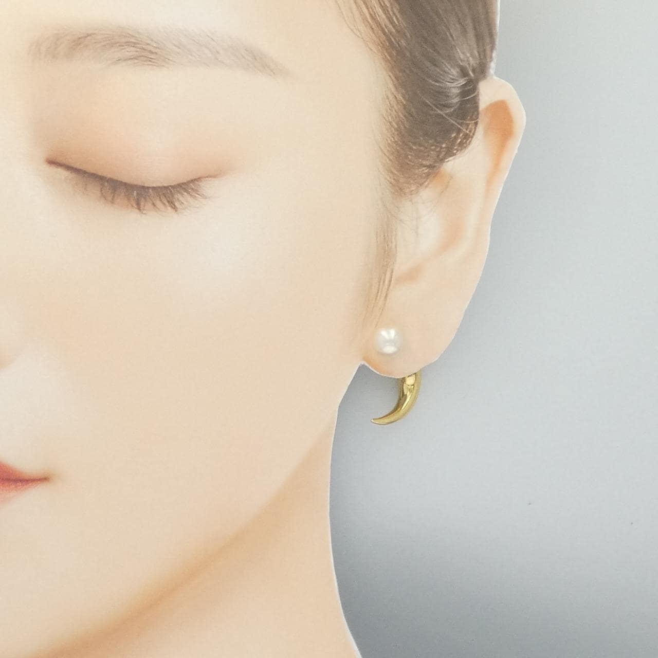 タサキ デインジャー ホーン ピアス 7.4mm