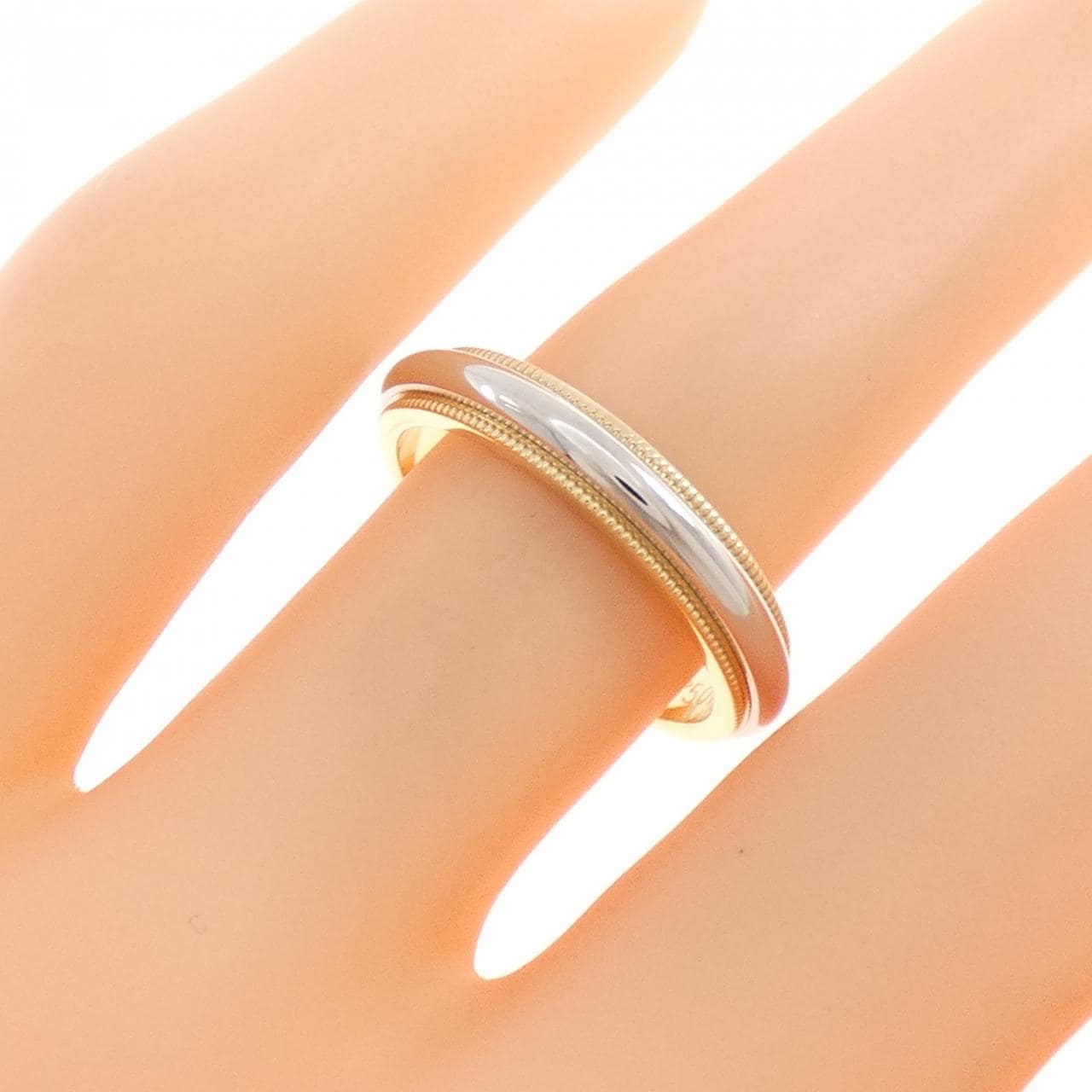 ティファニー ミルグレイン リング