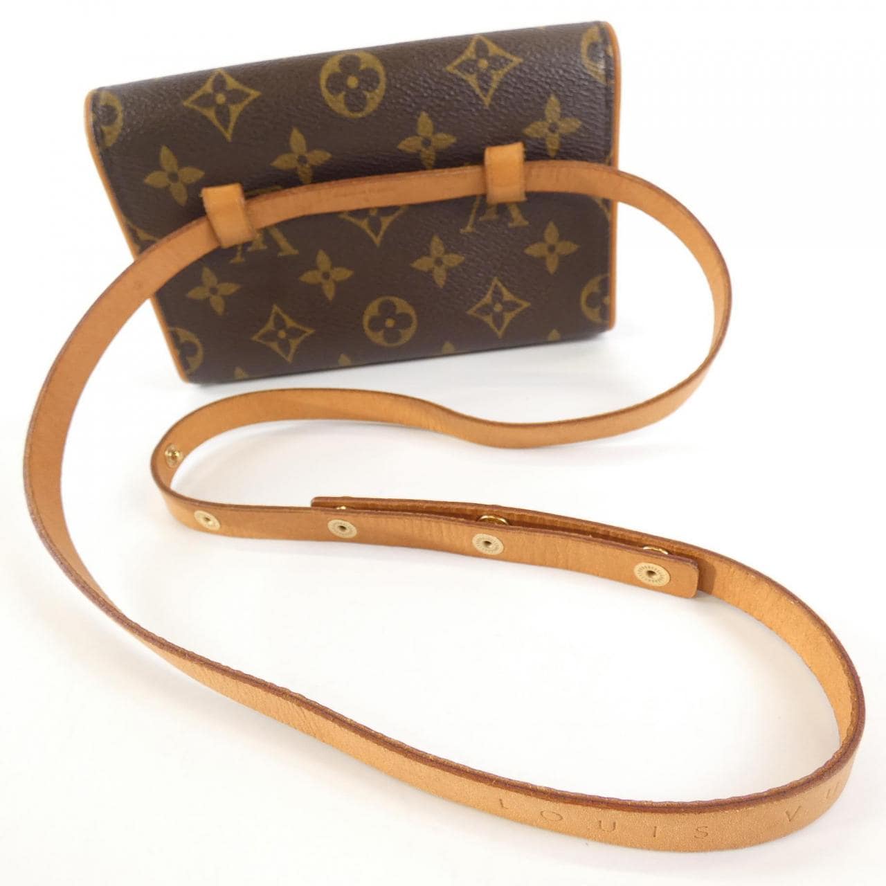 LOUIS VUITTON Monogram Pochette Florentine S M51855+M67304 Waist Bag