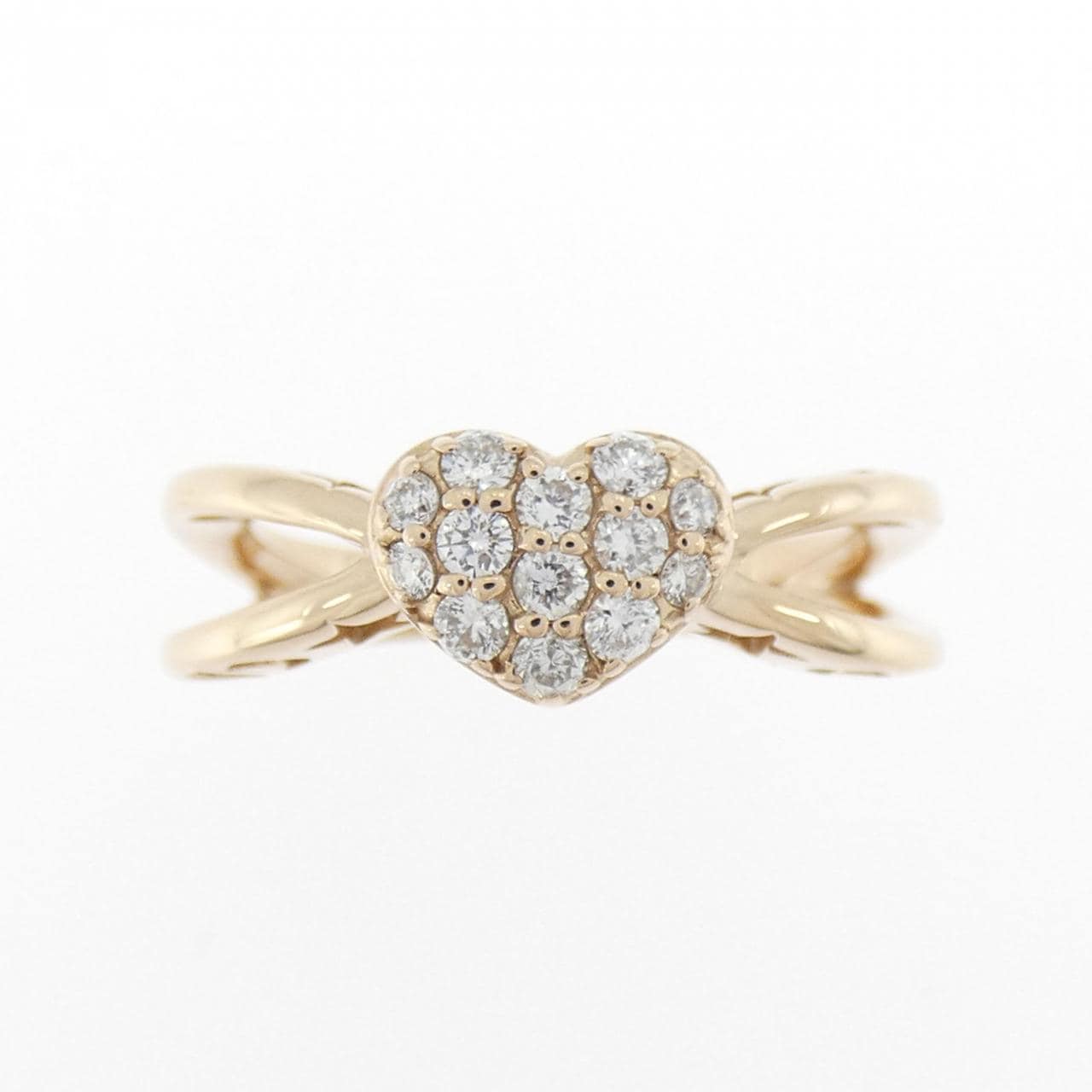 ポンテヴェキオ ハート リング 0.21CT