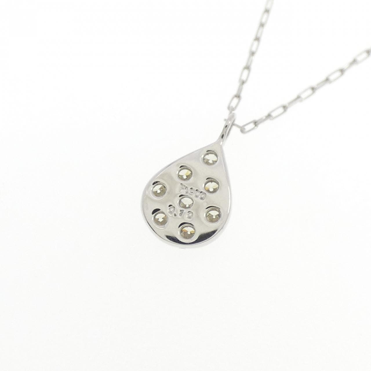 【新品】PT900 ダイヤモンド ネックレス 0.10CT
