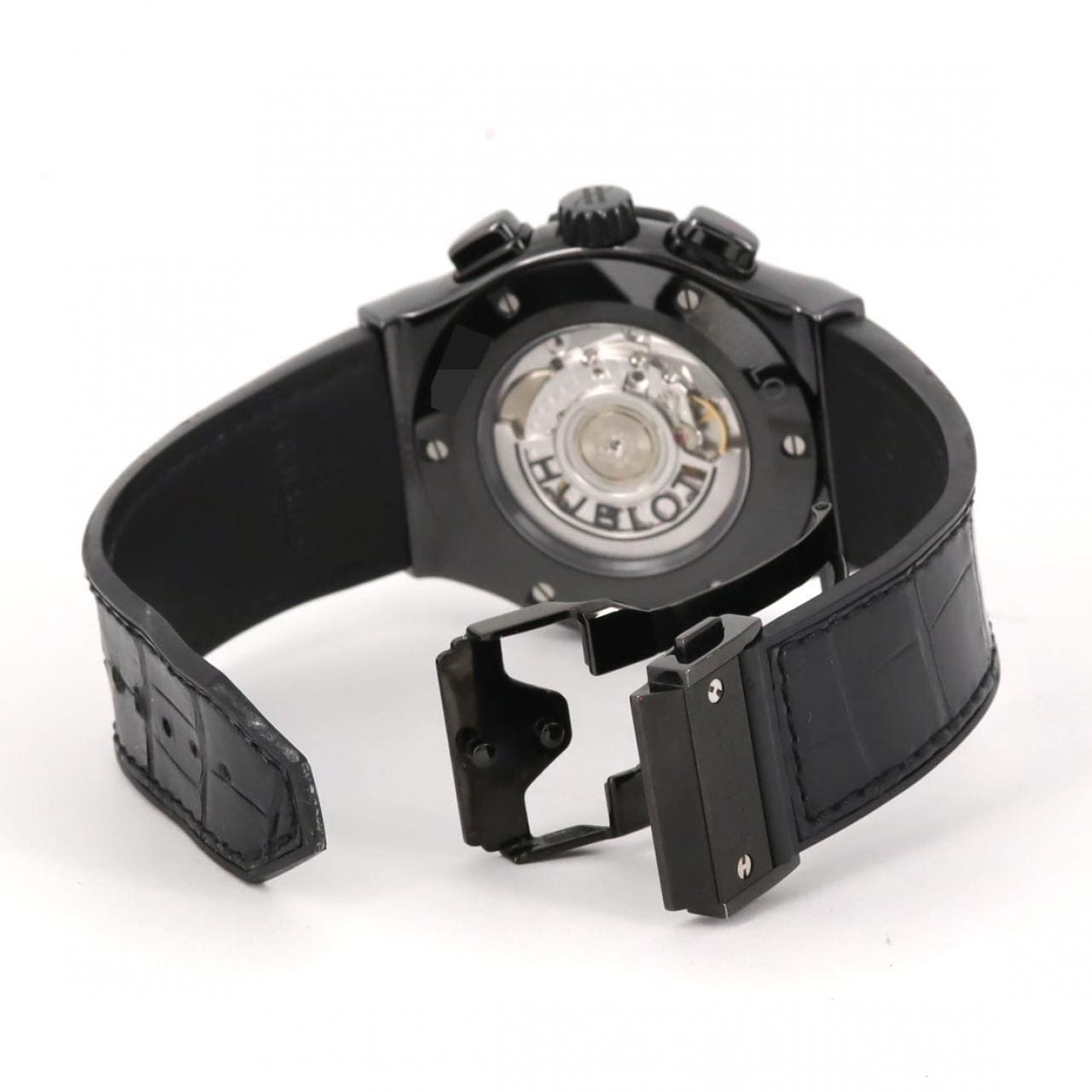 ウブロ クラシックフュージョンアエロフュージョンクロノグラフブラックマジック 525.CM.0170.RX セラミック 自動巻