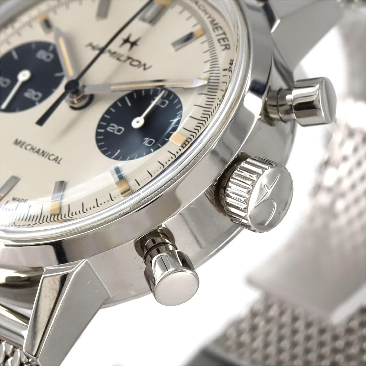 ハミルトン イントラマティッククロノグラフH H384290/H38429110 SS 手巻