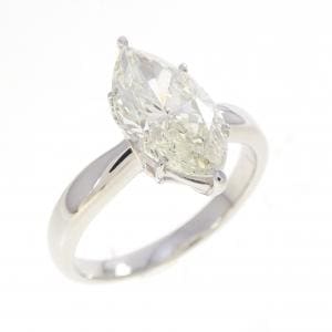 PT900 ダイヤモンド リング 2.175CT M VS1 マーキスカット
