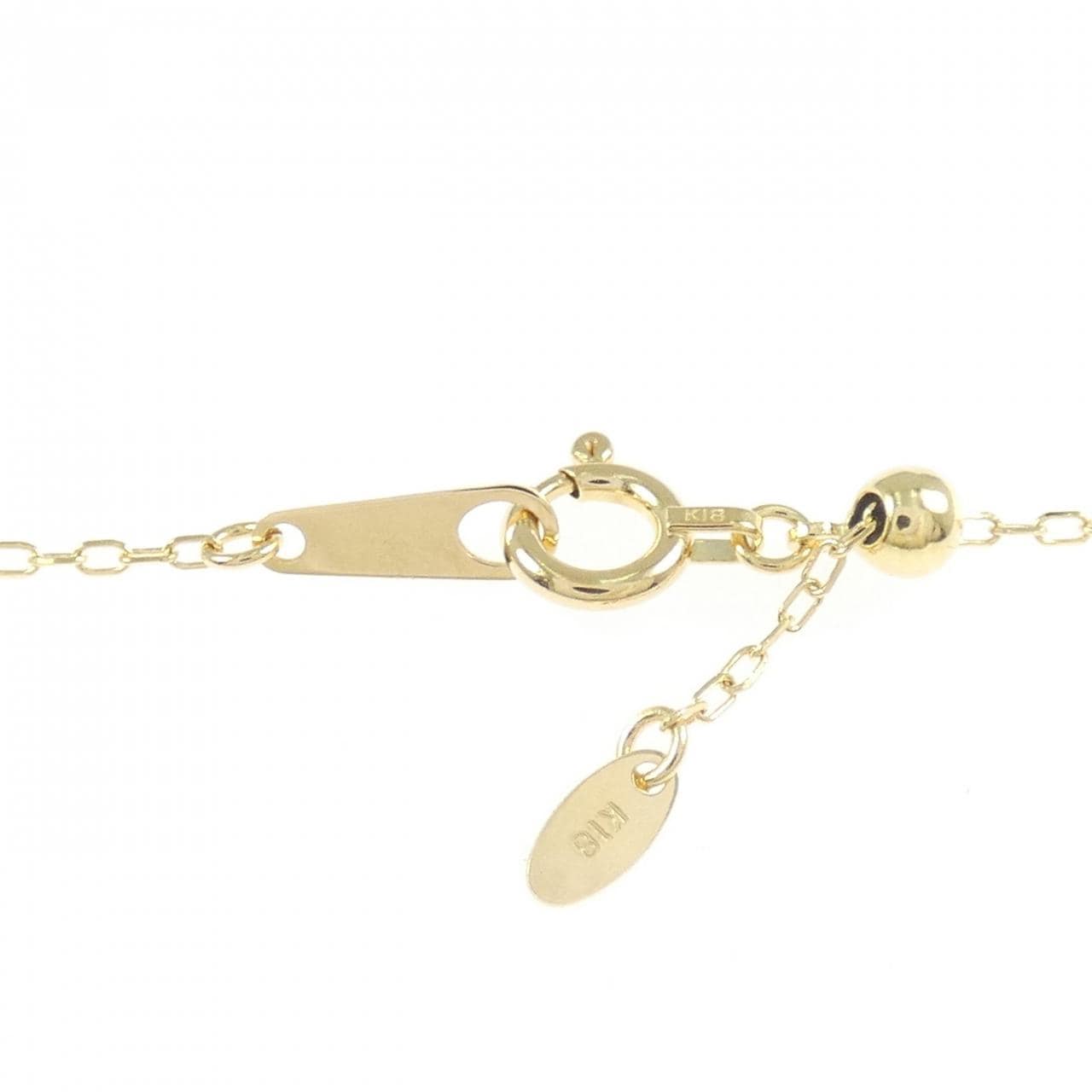 K18YG ダイヤモンド ネックレス 0.12CT