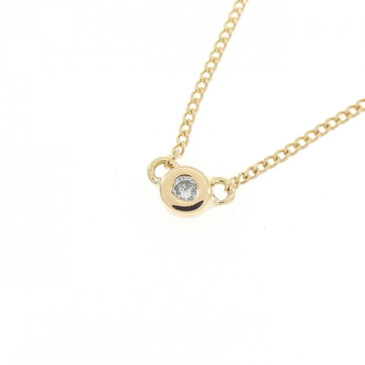 K18YG ダイヤモンド ネックレス 0.03CT