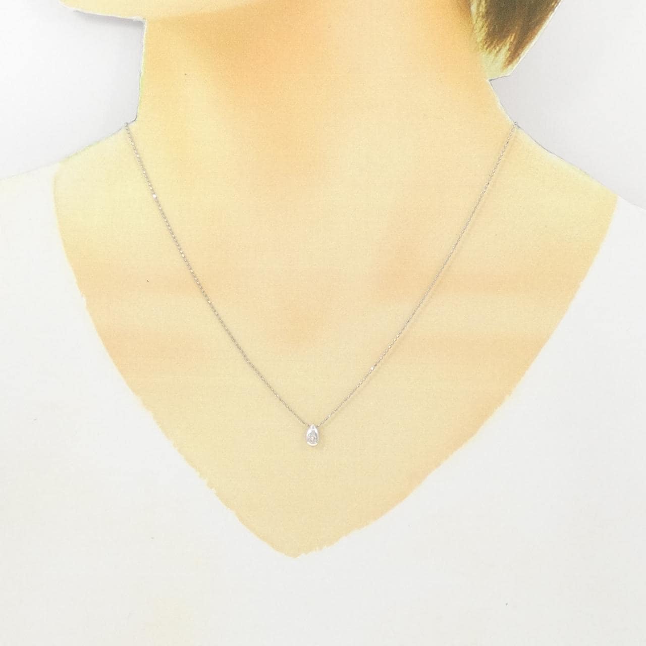 PT ダイヤモンド ネックレス 0.06CT