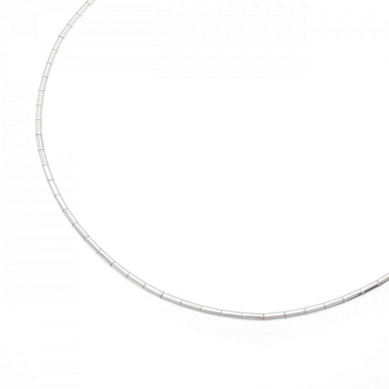 カルティエ チューブチェーン ネックレス