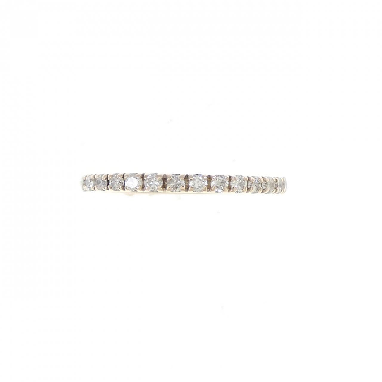 K10PG ダイヤモンド ピンキーリング 0.19CT