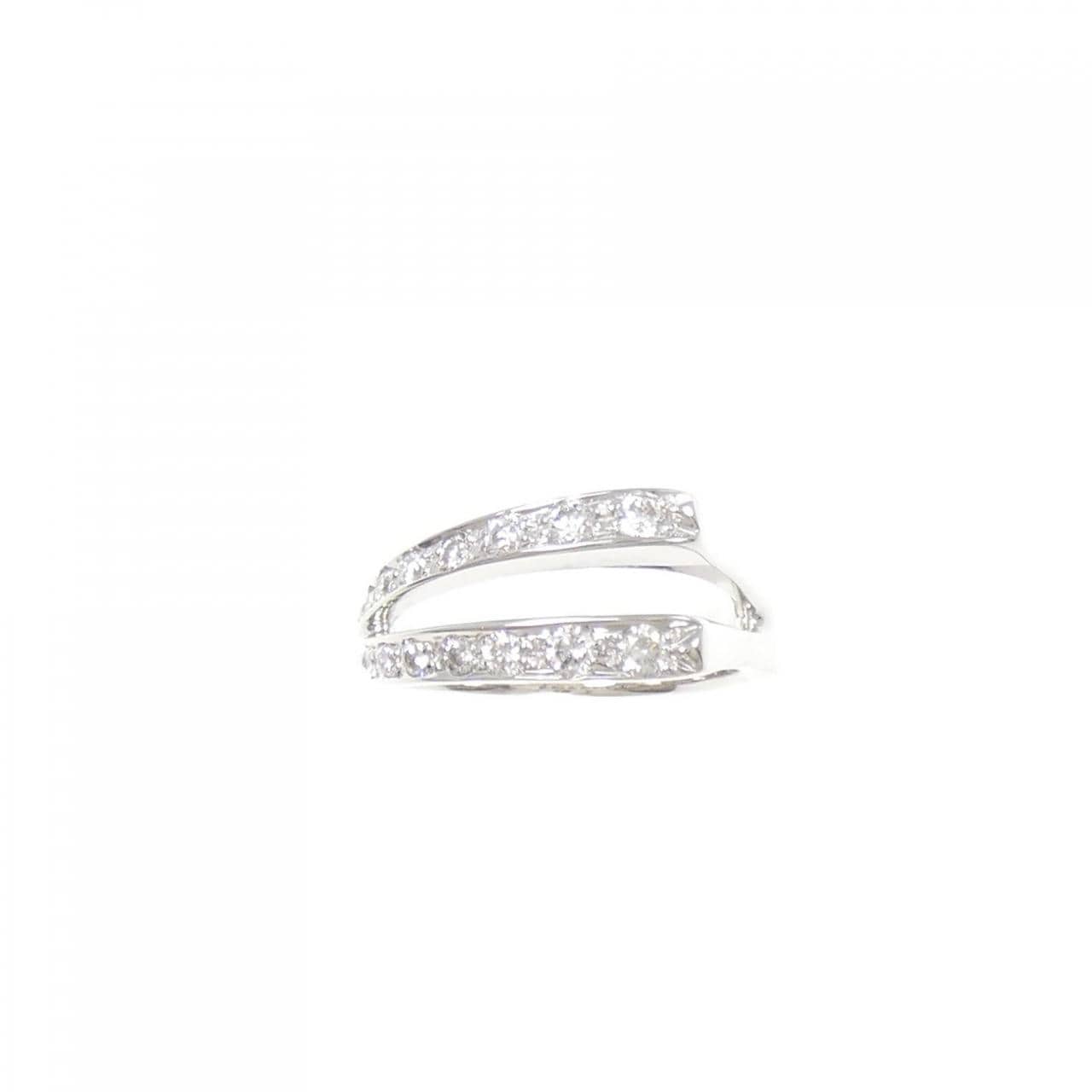 K18WG钻石小指戒指 0.30CT