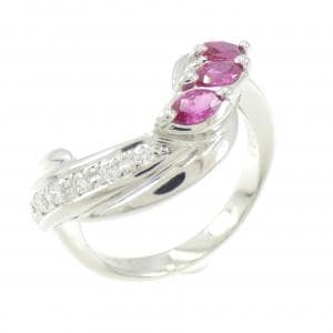 PT ルビー リング 0.32CT