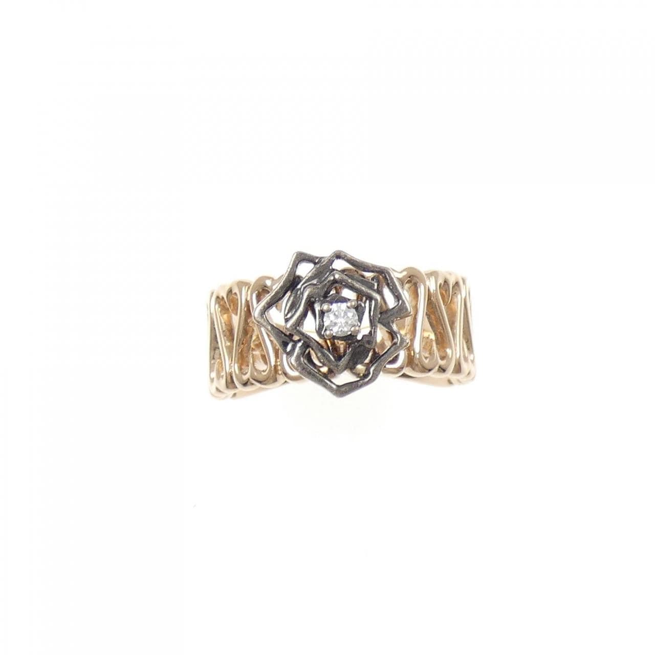 K18PG/K18BG ダイヤモンド リング 0.034CT