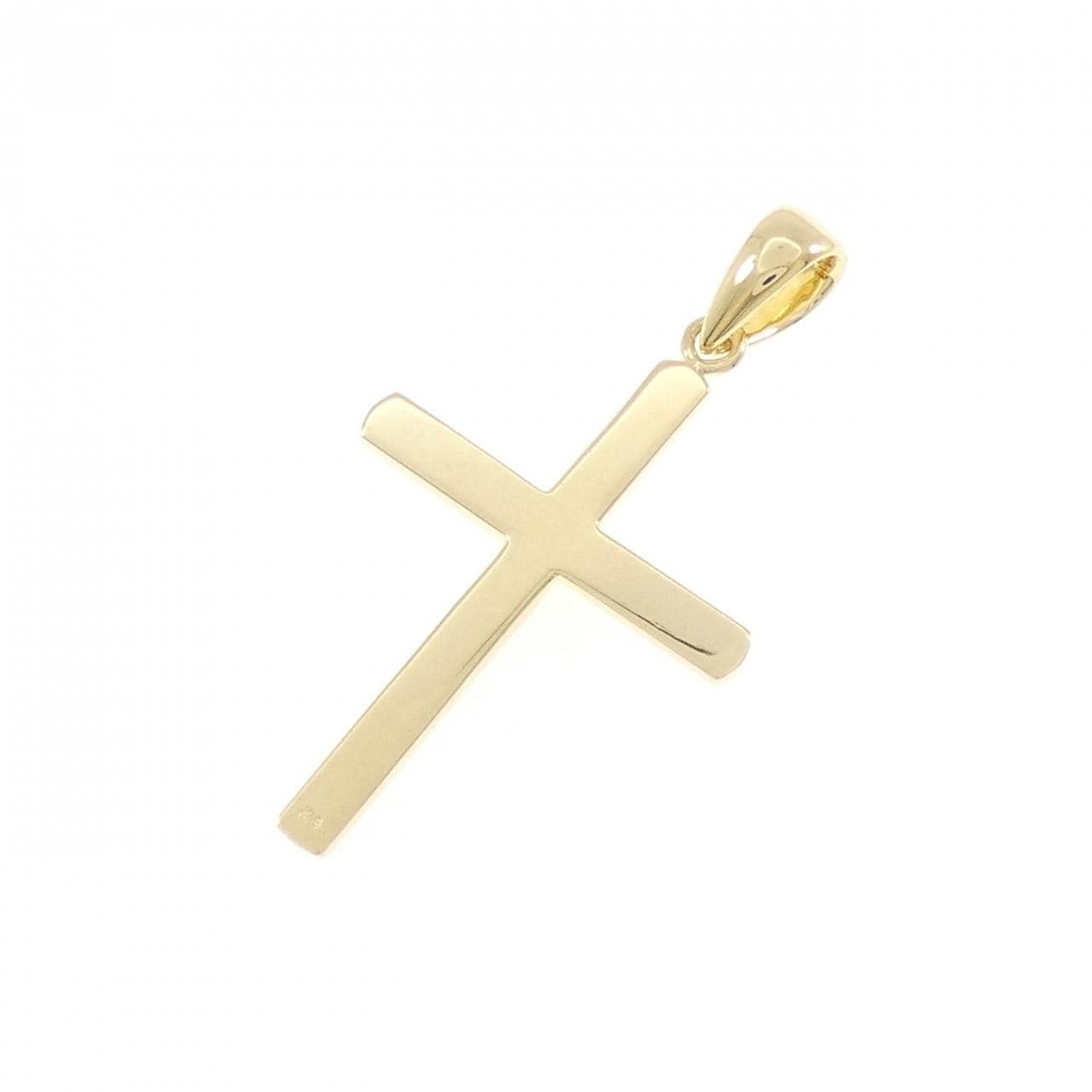 【新品】K18YG クロス ペンダント
