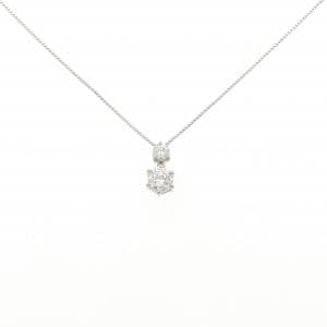 PT900/PT850 ダイヤモンド ネックレス 0.333CT G SI1 VG