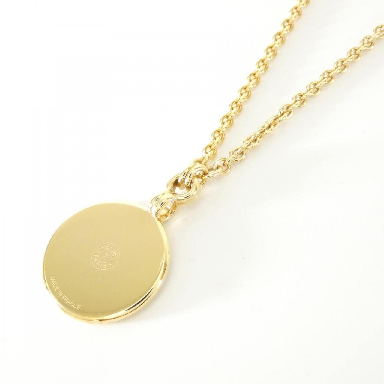 エルメス OP'H メダイユ PM 982313FE ネックレス