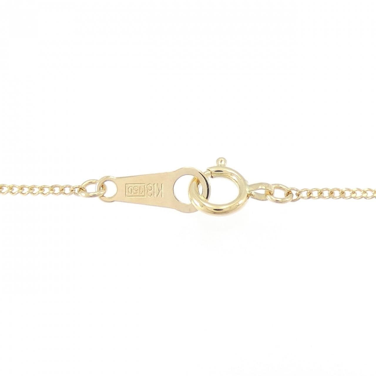 K18YG ダイヤモンド ネックレス 0.11CT