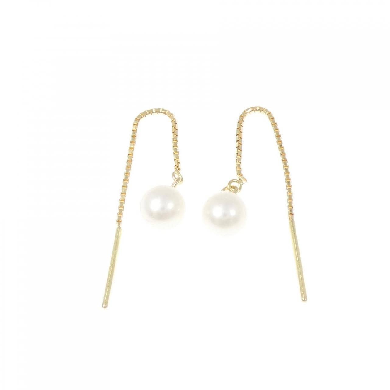 タサキ 淡水パール ピアス 5.1mm