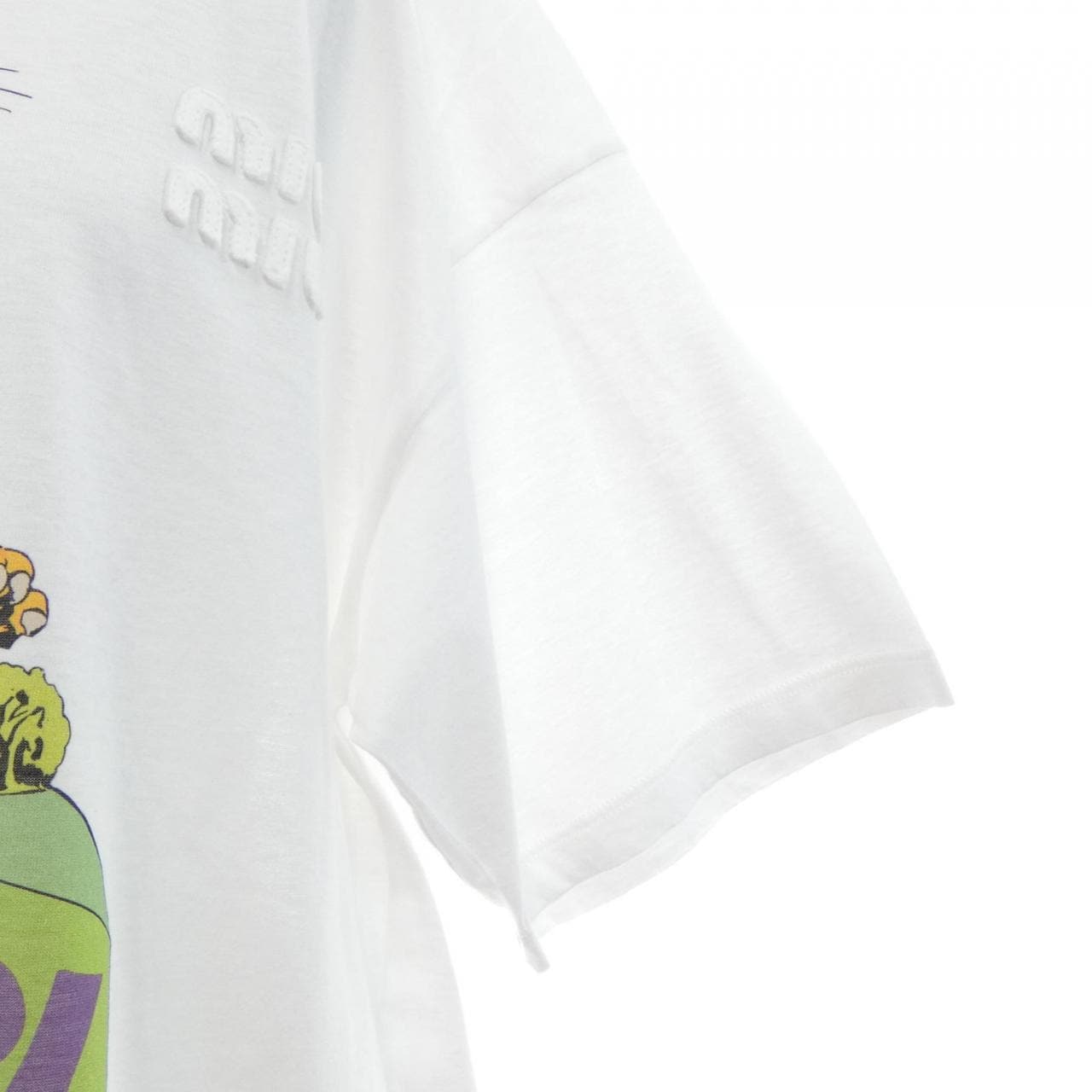 ミュウミュウ MIU MIU MJN379 102H Tシャツ
