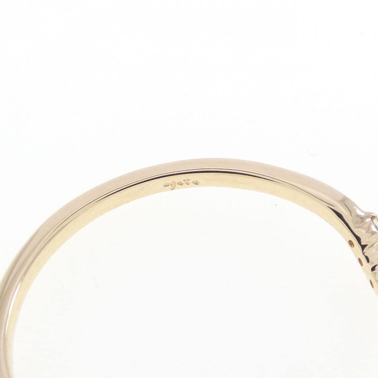 アガット ダイヤモンド リング 0.03CT