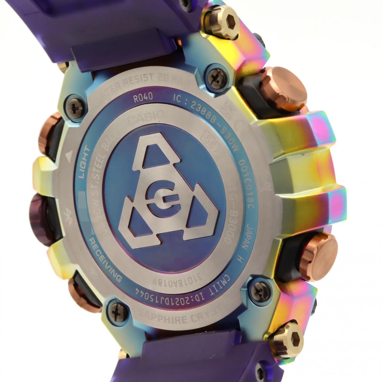 カシオ G-SHOCK･MT-G 電波時計 MTG-B3000PRB-1AJR SS ソーラークォーツ