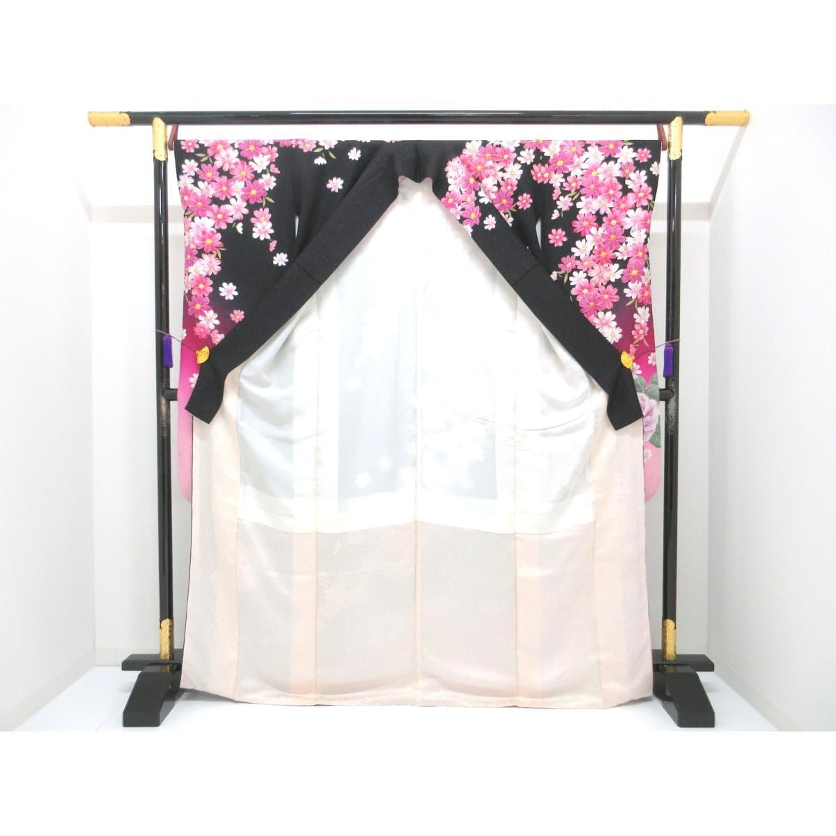 振袖　友禅金彩加工