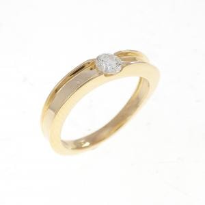 K18YG ダイヤモンド ピンキーリング 0.11CT
