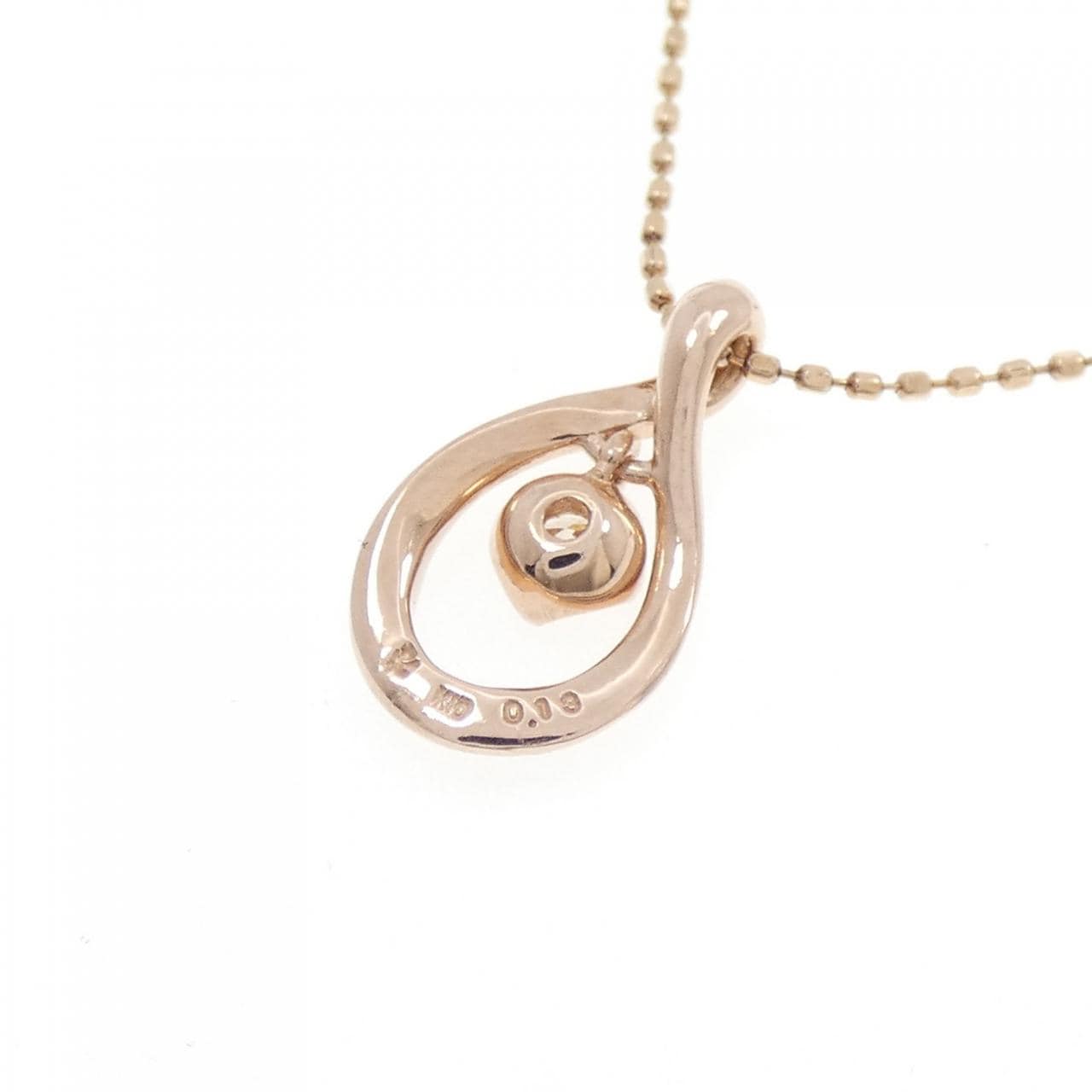 クミキョク ダイヤモンド ネックレス 0.18CT