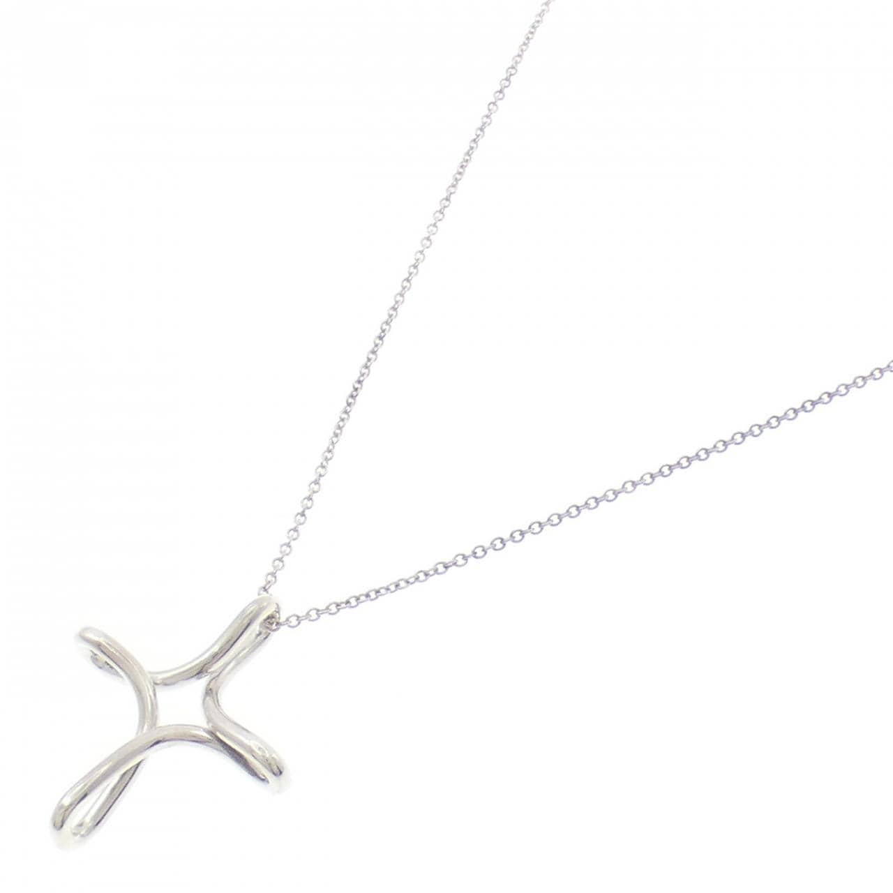 ティファニー インフィニティ クロス ネックレス