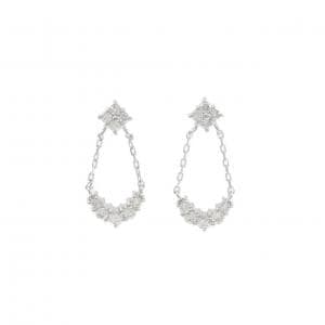 PT900 ダイヤモンド ピアス 0.50CT