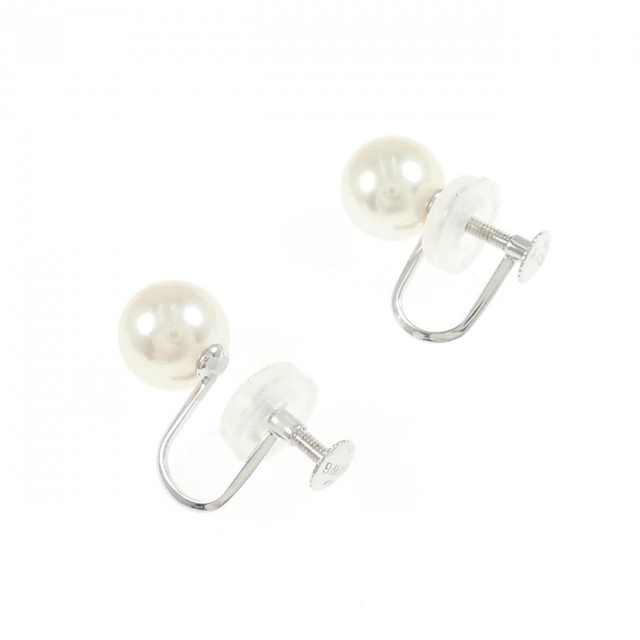 K14WG アコヤパール イヤリング 8mm