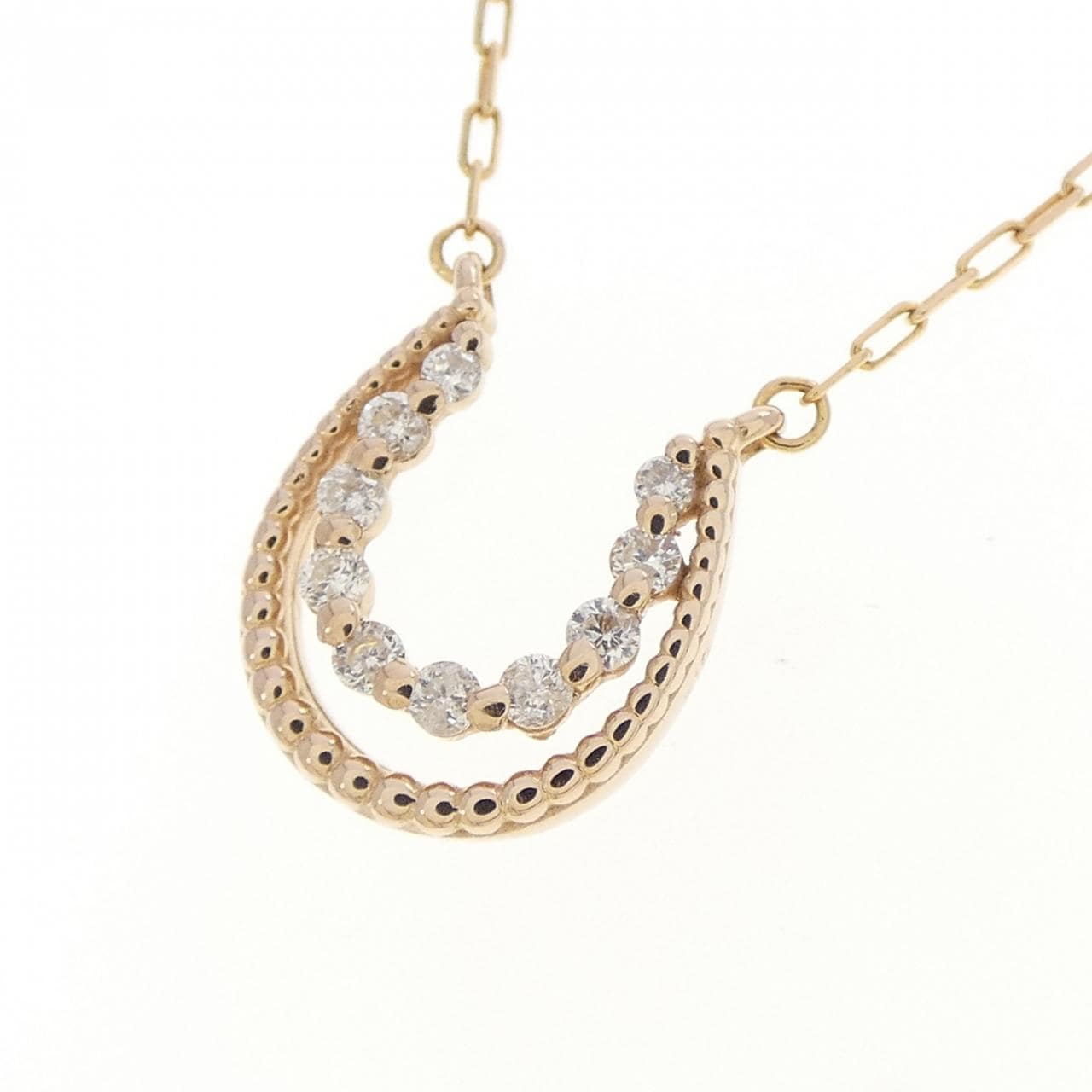 クミキョク ダイヤモンド ネックレス 0.05CT