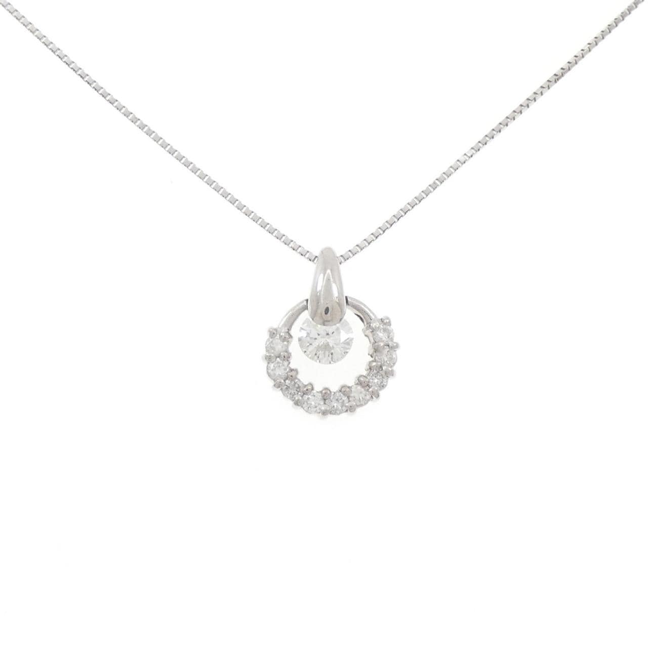 PT900/PT850 ダイヤモンド ネックレス 0.50CT