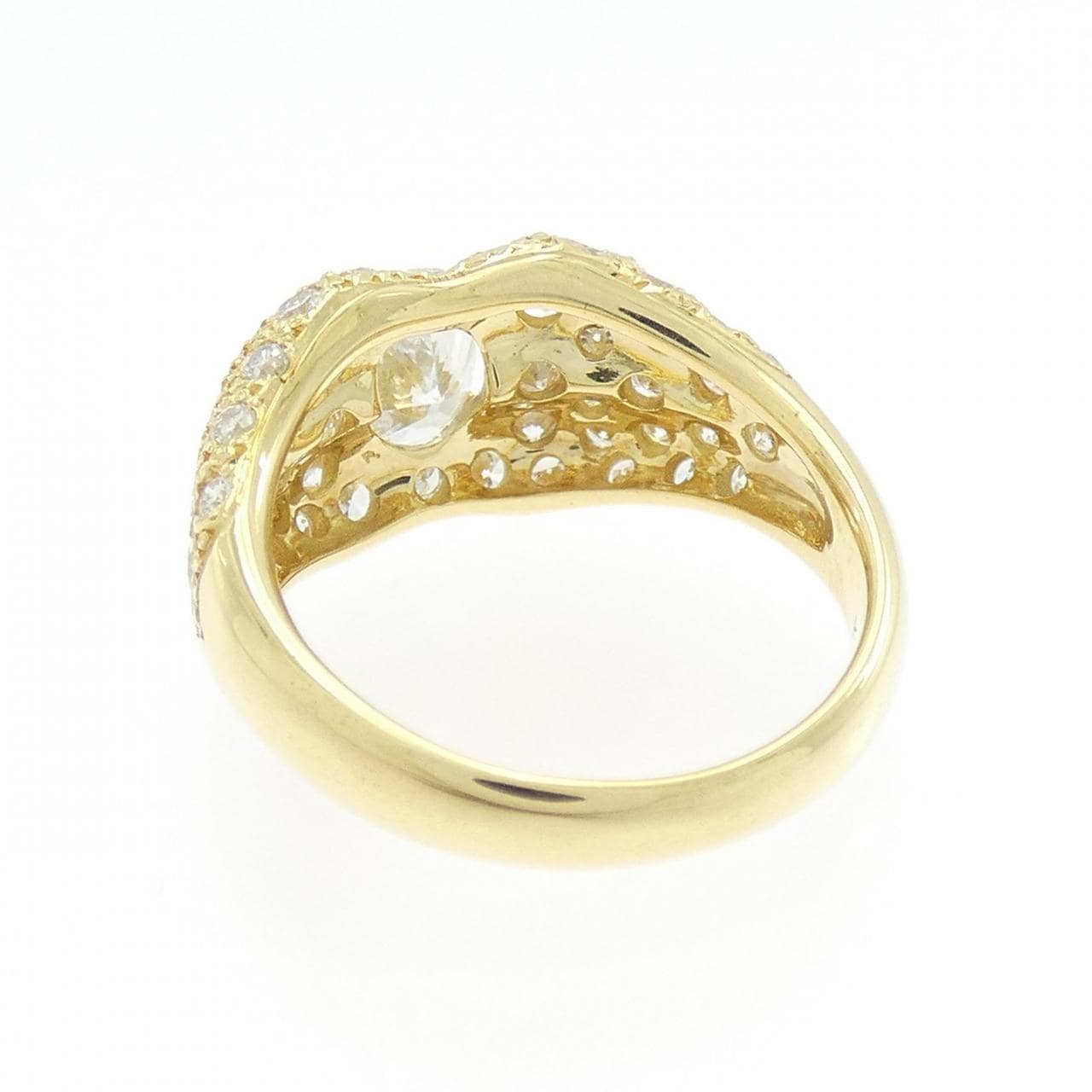 K18YG ダイヤモンド リング 0.70CT