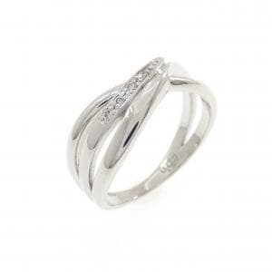 純PT ダイヤモンド ピンキーリング 0.02CT