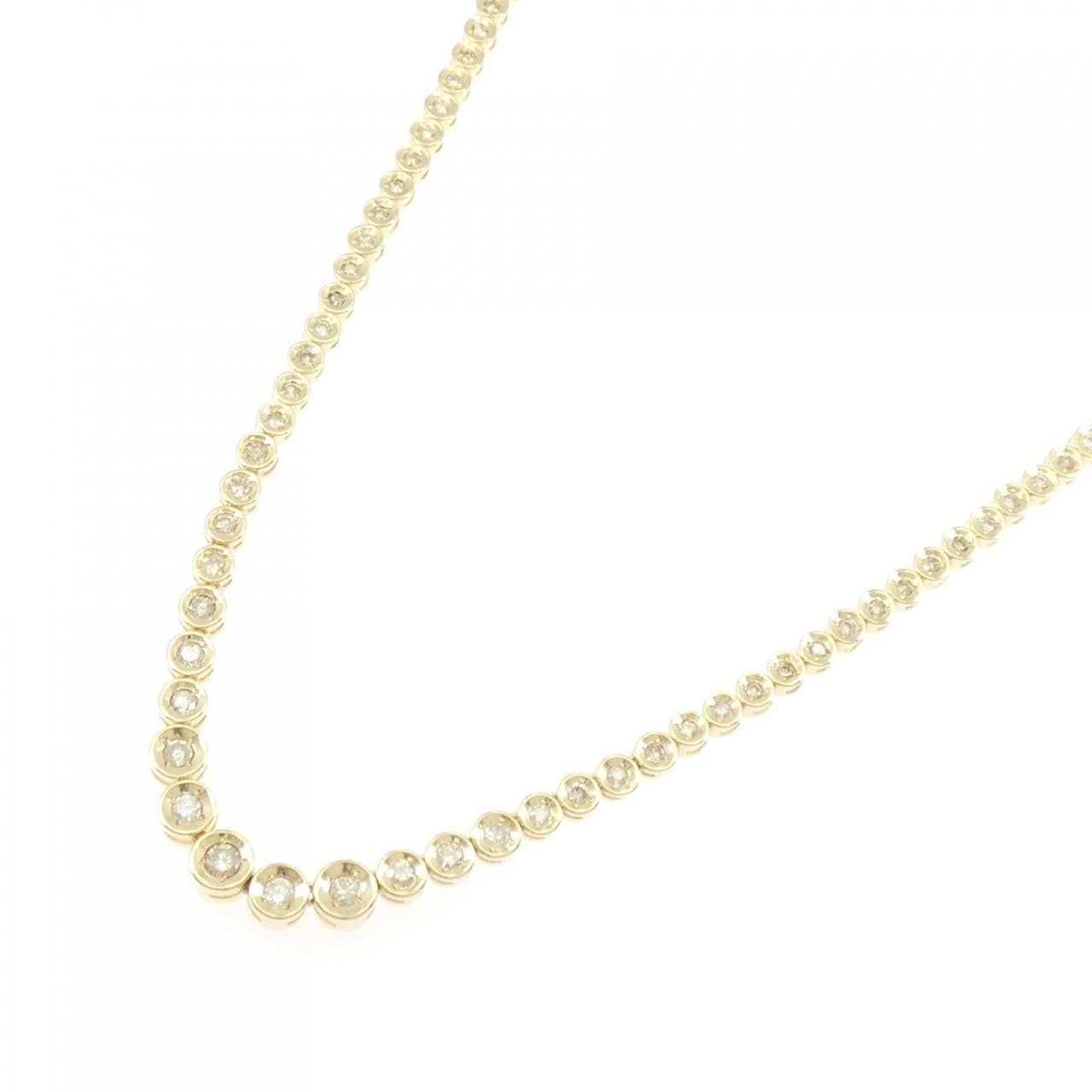 K18YG ダイヤモンド ネックレス 3.00CT
