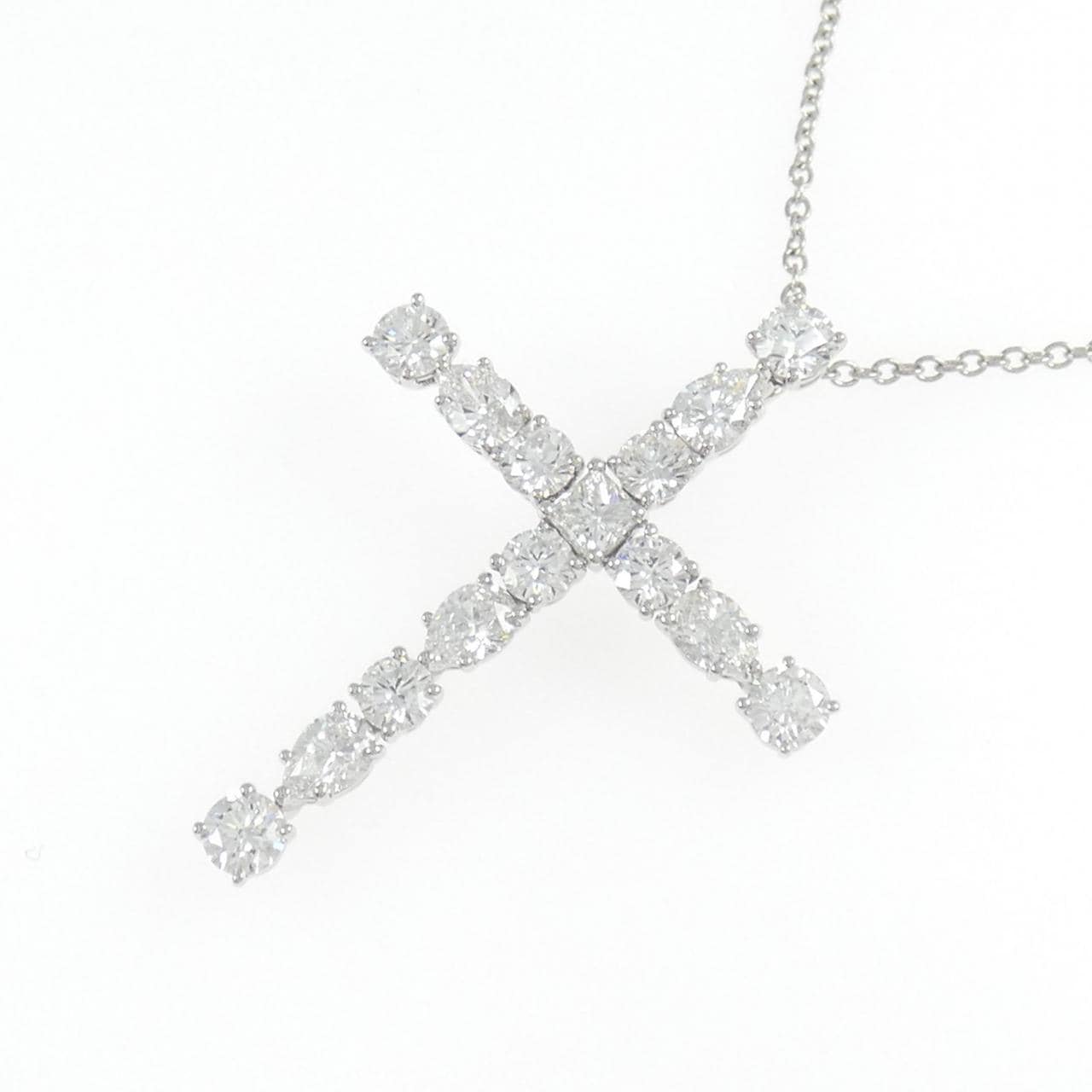 HARRY WINSTON Madonna Cross Small Necklace