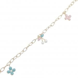 Tasaki Cherry x Flower Colored Stone Bracelet