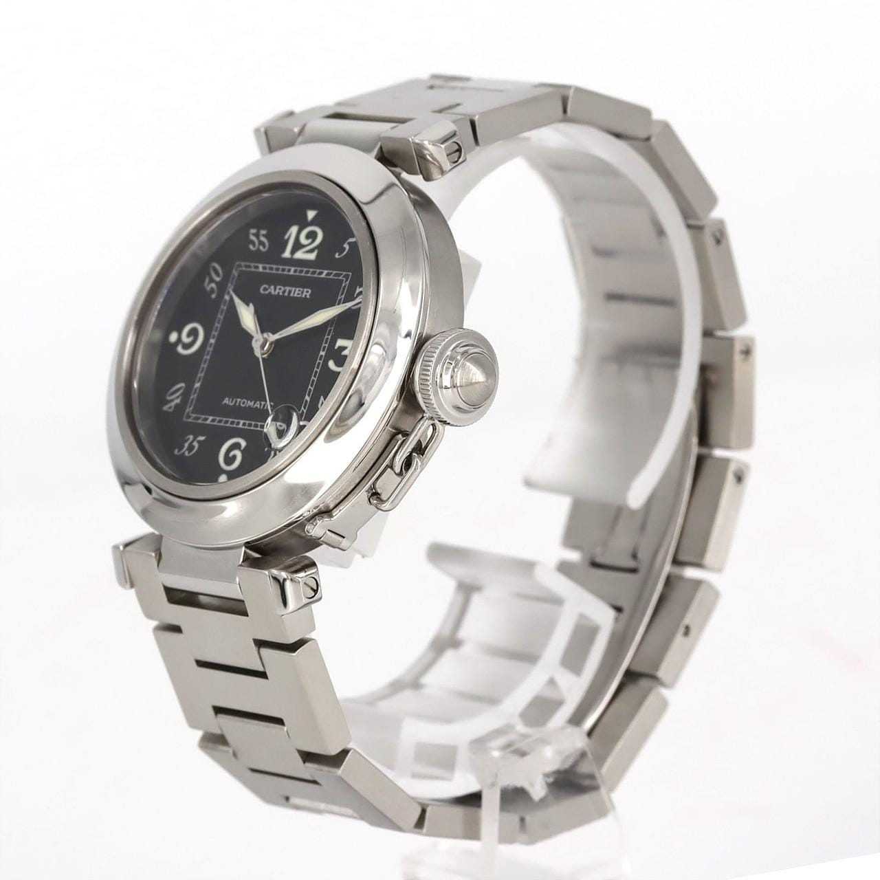 カルティエ パシャC W31043M7 SS 自動巻